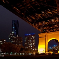 Brisbane River Night Photography Story Bridge