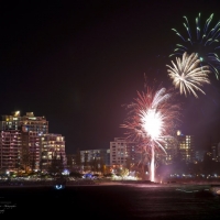 Mooloolaba Beach - Fireworks New Years Eve 2013